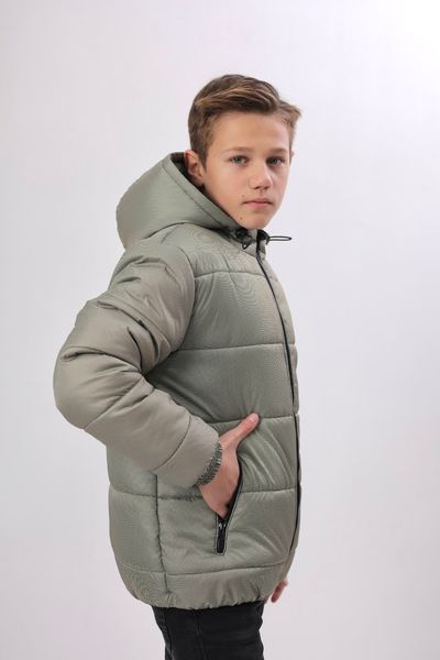 Куртка на зиму для мальчика подростка Модно 140-158 141123 фото