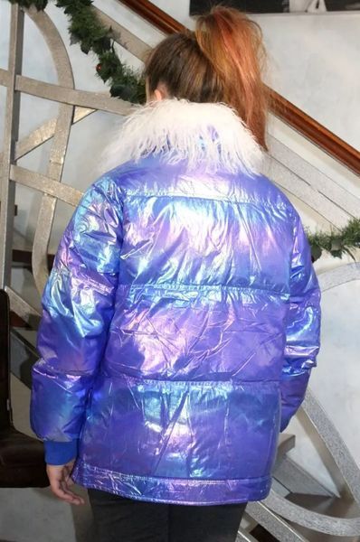 Куртка для дівчинки підлітка єврозима&nbsp;Хамелеон Модно 120-160 161220 фото