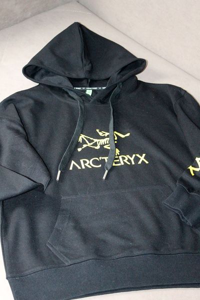 Худі молодіжне для хлопчика підлітка чорне Arcteryx 140-170 7749 фото