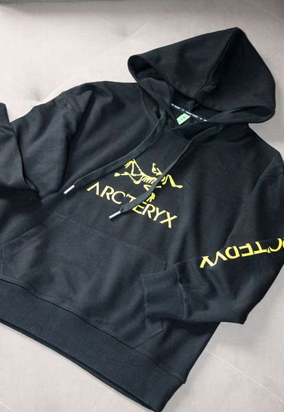 Худі молодіжне для хлопчика підлітка чорне Arcteryx 140-170 7749 фото