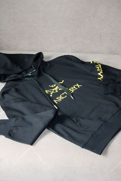 Худі молодіжне для хлопчика підлітка чорне Arcteryx 140-170 7751 фото