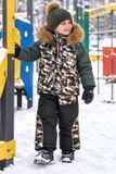 Костюм зимний на мальчика с комбинезоном Хаки 98-110 5586 фото