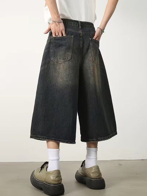Бриджи молодежные мужские для подростка Baggy Модно 164-185 240525 фото