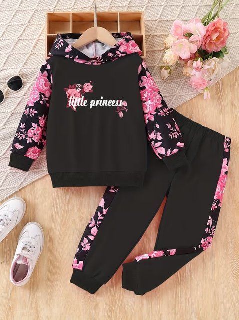 Дитячий спортивний костюм для дівчинки Little princess Модно 120-140 310326 фото